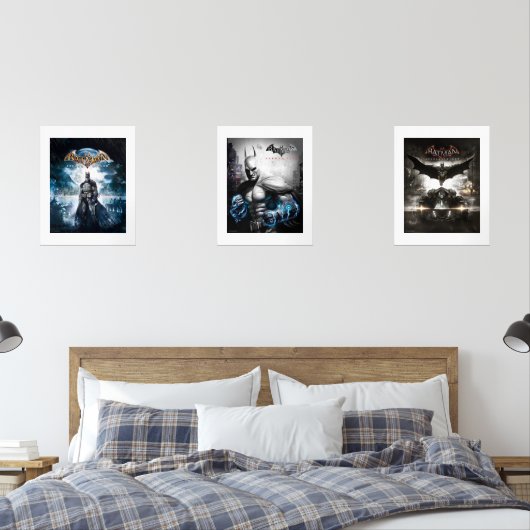 Batman Arkham Games Bilderwand Sets (Schlafzimmer)