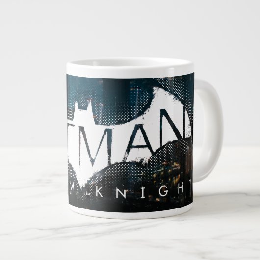 Batman Arkham Knight Gotham Logo Jumbo-Tasse (Vorderseite Rechts)