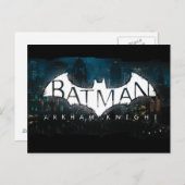 Batman Arkham Knight Gotham Logo Postkarte (Vorne/Hinten)