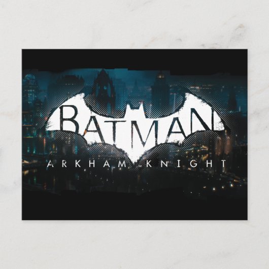 Batman Arkham Knight Gotham Logo Postkarte (Vorderseite)