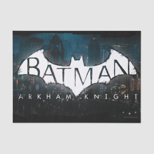 Batman Arkham Knight Gotham Logo Seidenpapier (Vorderseite)