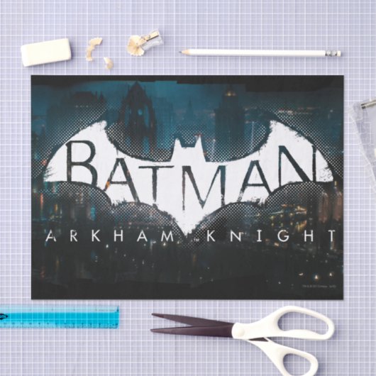 Batman Arkham Knight Gotham Logo Seidenpapier (Handwerk)