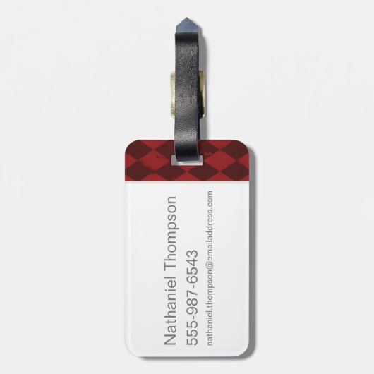 Batman Arkham Knight | Harley Quinn mit Bat Gepäckanhänger (Rückseite vertikal)