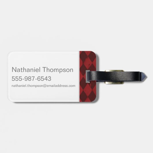 Batman Arkham Knight | Harley Quinn mit Bat Gepäckanhänger (Rückseite horizontal)