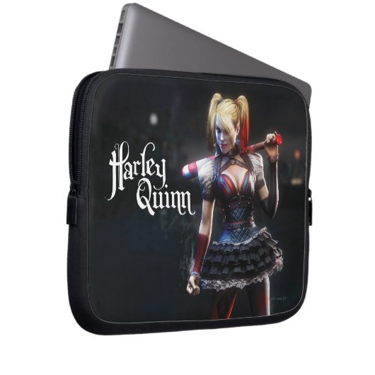 Batman Arkham Knight | Harley Quinn mit Bat Laptopschutzhülle (Vorne Rechts)