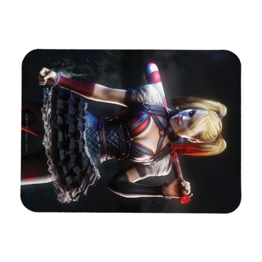 Batman Arkham Knight | Harley Quinn mit Bat Magnet (Horizontal)