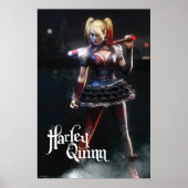 Batman Arkham Knight | Harley Quinn mit Bat Poster (Vorne)