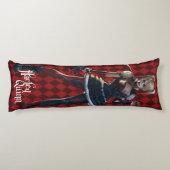 Batman Arkham Knight | Harley Quinn mit Bat Seitenschläferkissen (Rückseite)