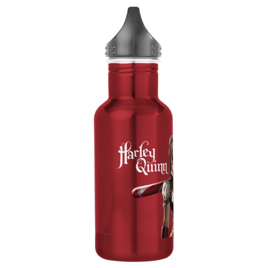 Batman Arkham Knight | Harley Quinn mit Bat Trinkflasche (Links)