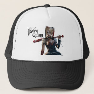 Batman Arkham Knight   Harley Quinn mit Bat Truckerkappe