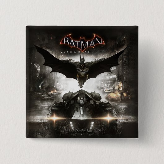 Batman Arkham Knight Key Art Button (Vorderseite)