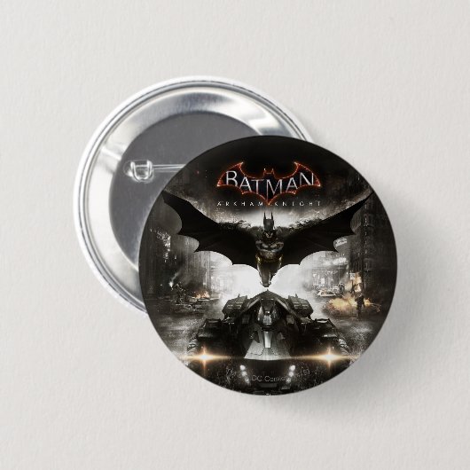 Batman Arkham Knight Key Art Button (Vorne & Hinten)