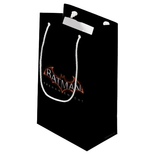 Batman Arkham Knight Logo Kleine Geschenktüte (Rückseite Schrägansicht)