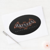 Batman Arkham Knight Logo Ovaler Aufkleber (Umschlag)