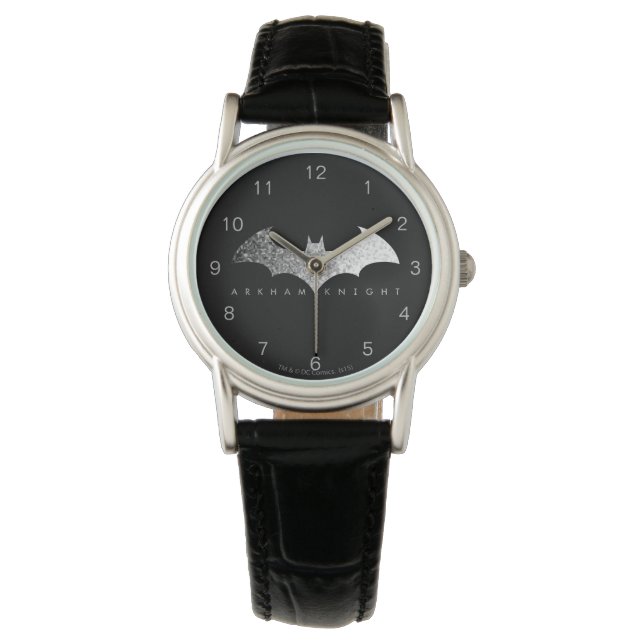 Batman Arkham Knight Pixel Logo Armbanduhr (Vorderseite)