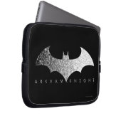 Batman Arkham Knight Pixel Logo Laptopschutzhülle (Vorne Rechts)