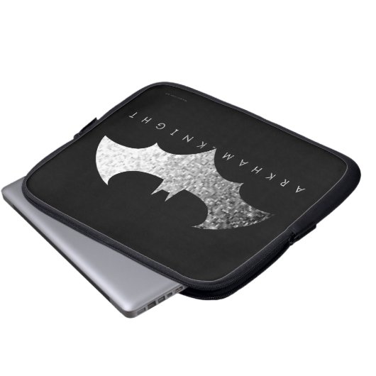 Batman Arkham Knight Pixel Logo Laptopschutzhülle (Vorne Knopf)