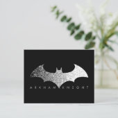 Batman Arkham Knight Pixel Logo Postkarte (Stehend Vorderseite)