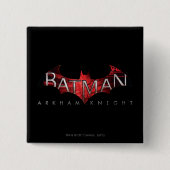 Batman Arkham Knight Red Logo Button (Vorderseite)