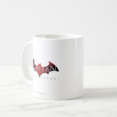Batman Arkham Knight Red Logo Kaffeetasse (Vorderseite Links)
