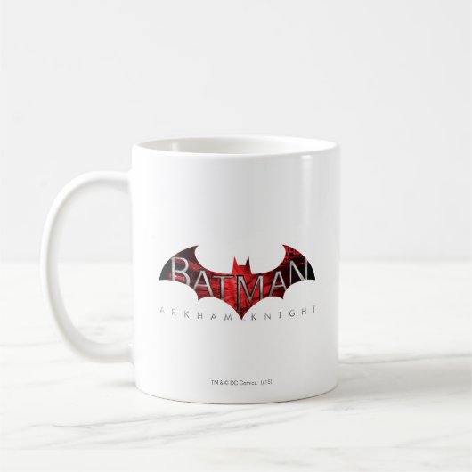 Batman Arkham Knight Red Logo Kaffeetasse (Links)