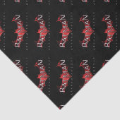 Batman Arkham Knight Red Logo Seidenpapier (Ausschnitt)