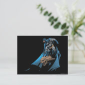 Batman auf Gargoyle Postkarte (Stehend Vorderseite)