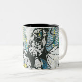 Batman - Aufstieg Collage 2 Zweifarbige Tasse (VorderseiteRechts)