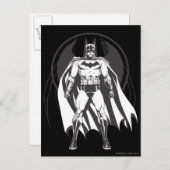 Batman aus Logo Postkarte (Vorne/Hinten)