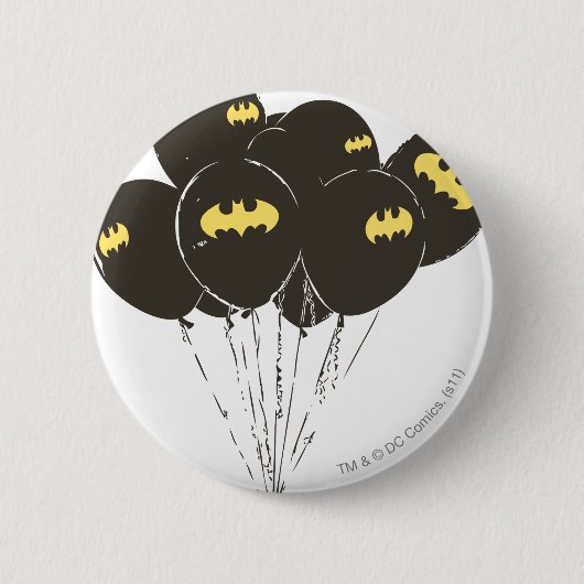 Batman Ballons Button (Vorderseite)