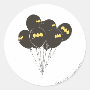Batman Balloons Runder Aufkleber