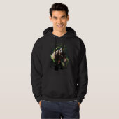 Batman Bane Bat Schwarm Illustration Hoodie (Vorne ganz)