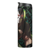 Batman Bane Bat Schwarm Illustration Thermosbecher (Nach rechts gedreht)