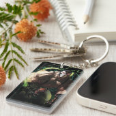 Batman Bane Bat Swarm Illustration Schlüsselanhänger (Vorderseite rechts)