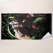 Batman Bane Bat Swarm Illustration Strandtuch (Vorderseite)