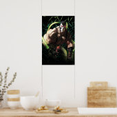 Batman Bane Fledermausschwarm-Illustration Poster (Küche)