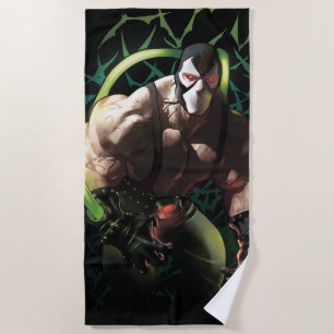 Batman Bane Fledermausschwarm-Illustration Strandtuch