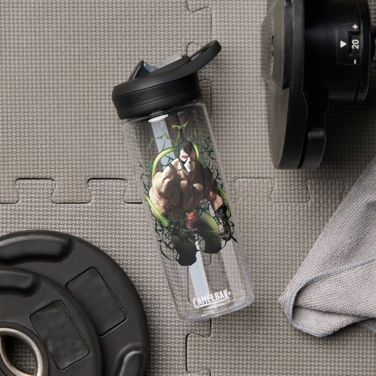 Batman Bane Fledermausschwarm-Illustration Trinkflasche (Fitnessstudio)