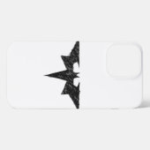 Batman Bat-Signal Logo Sketch iPhone 13 pro m Case Hülle (Rückseite (Horizontal))