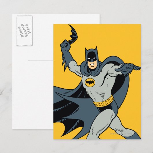 Batman Batarang Postkarte (Vorne/Hinten)