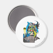 Batman/Batgirl/Robin Magnet (Vorderseite/Rückseite)