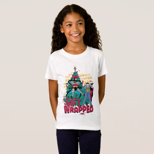 Batman | Batman & Robin Geschenk an XMas Tree umma T-Shirt (Vorne ganz)