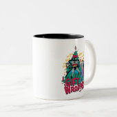 Batman | Batman & Robin Geschenk an XMas Tree umma Zweifarbige Tasse (VorderseiteRechts)