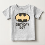 Batman | Birthday Boy Baby T-Shirt<br><div class="desc">Be sure to stand out from the crowd with this awesome Batman birthday t-shirt from DC Comics.</div>
