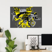 Batman Black and Yellow Collage Poster (Heimbüro)