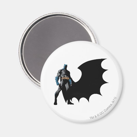 Batman - Black Cape Magnet (Vorderseite/Rückseite)