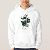 Batman Black & White Graffiti Stencil Hoodie (Vorderseite)