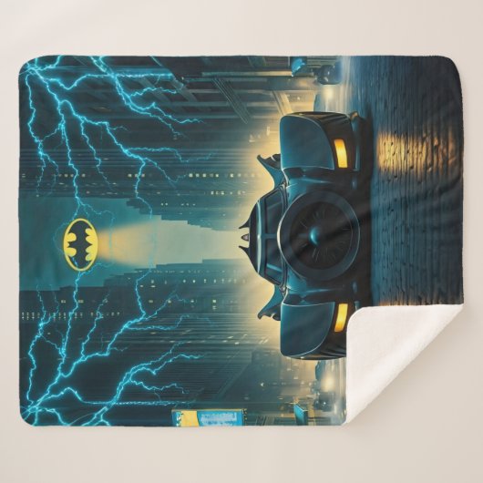 Batman Blanket Geschenk Sherpadecke (Vorderseite (Horizontal))