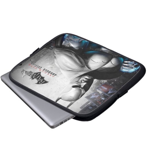 Batman - Blitze Laptopschutzhülle (Vorne Knopf)