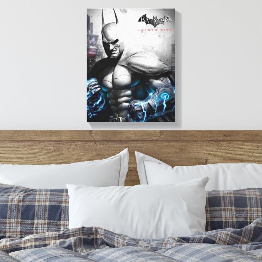 Batman - Blitze Leinwanddruck (Insitu (Schlafzimmer))
